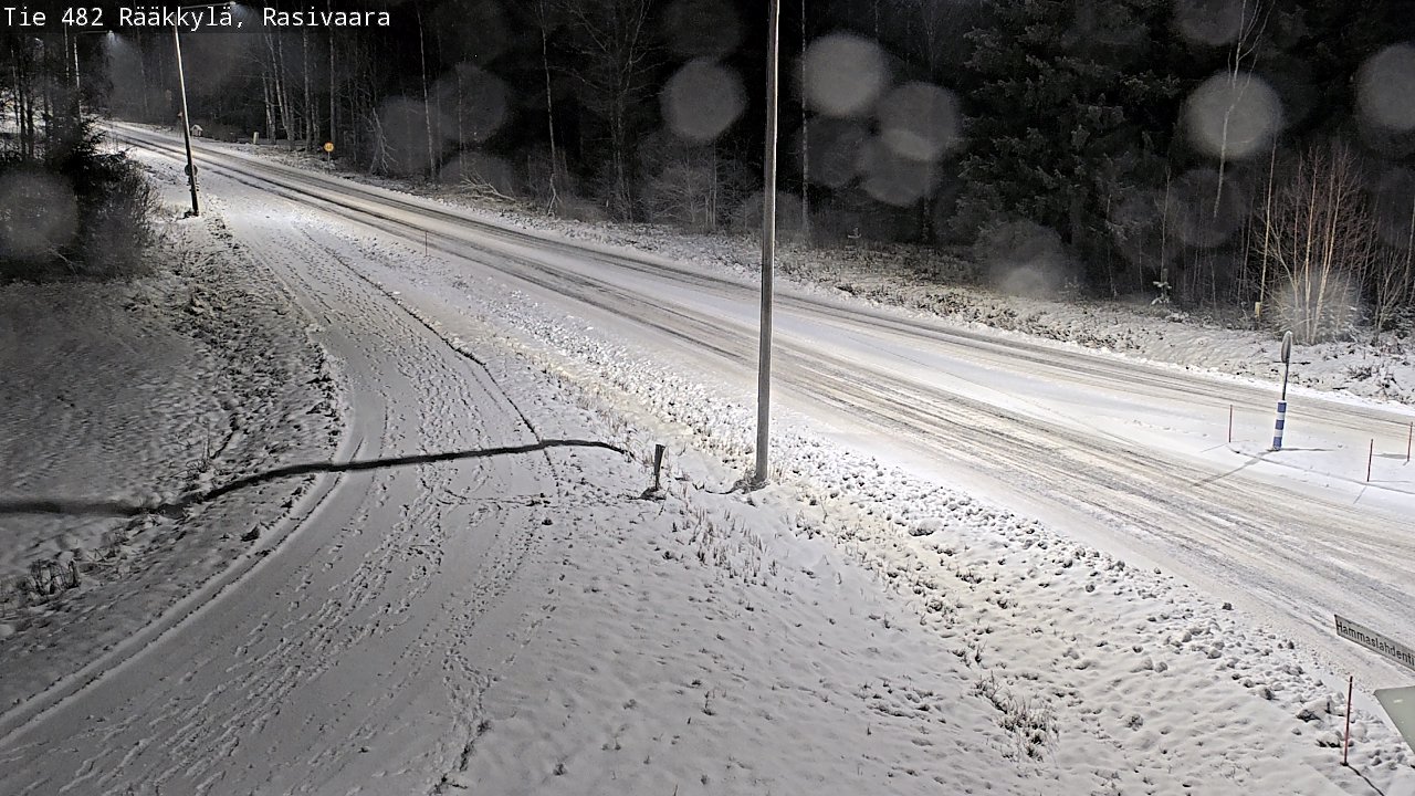 Weather Camera Image Väg 482 Rääkkylä, Rasivaara, Rääkkylä, Pohjois-Karjala