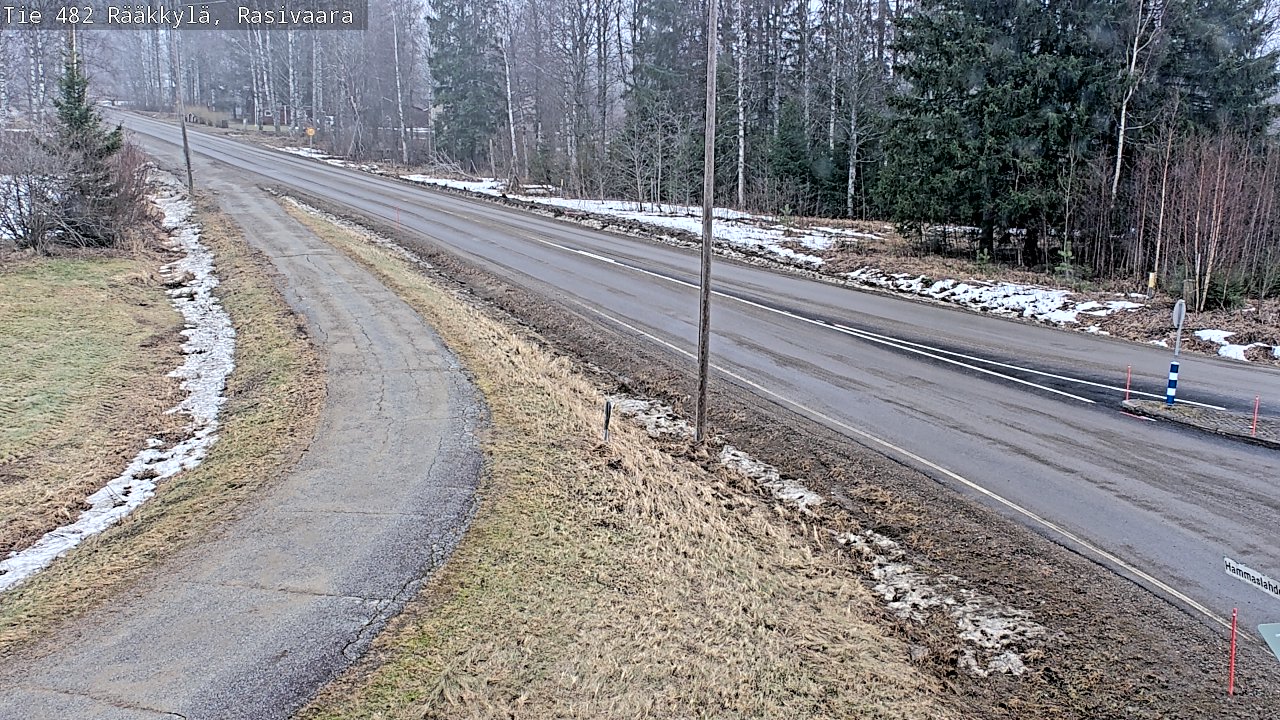 Weather Camera Image Väg 482 Rääkkylä, Rasivaara, Rääkkylä, Pohjois-Karjala