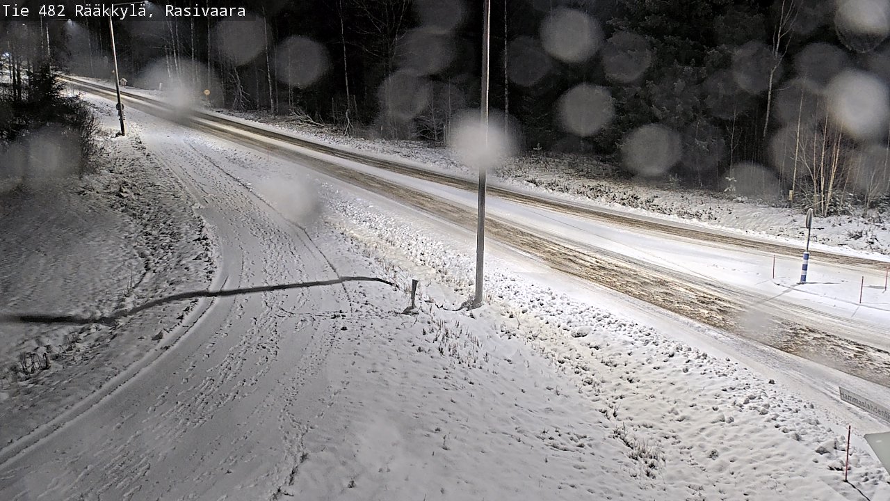 Weather Camera Image Väg 482 Rääkkylä, Rasivaara, Rääkkylä, Pohjois-Karjala