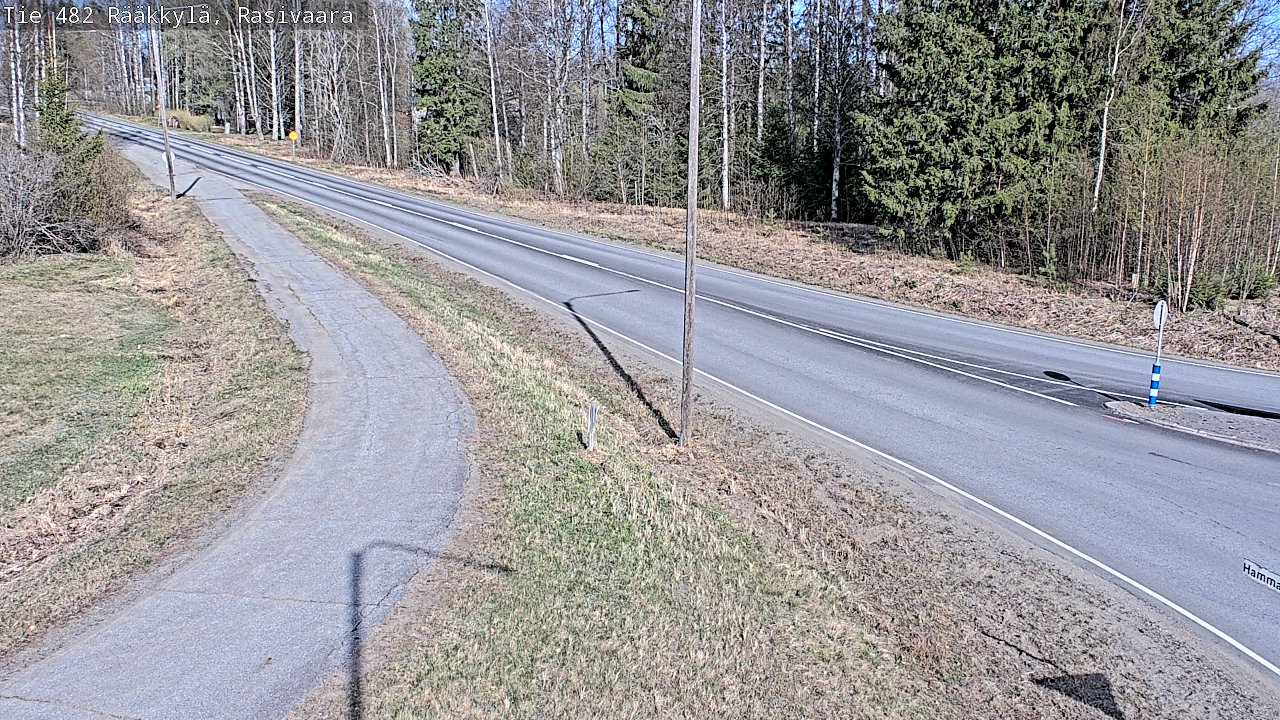Weather Camera Image Road 482 Rääkkylä, Rasivaara, Rääkkylä, Pohjois-Karjala