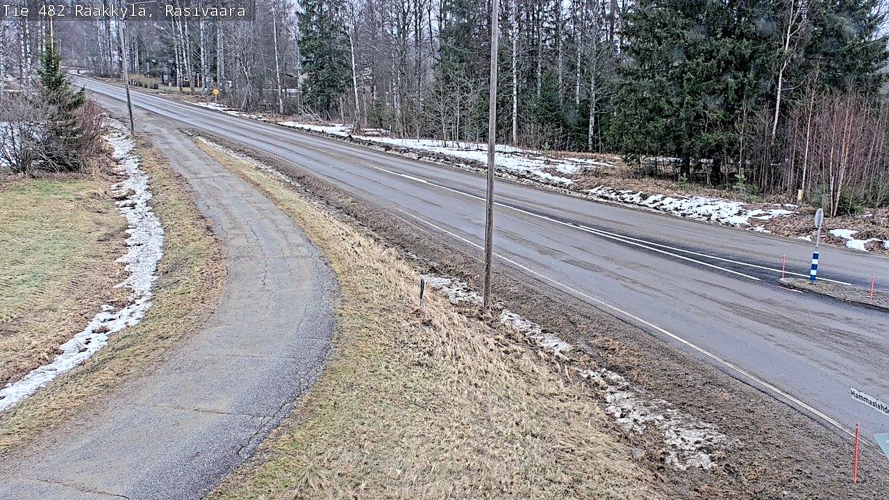 Weather Camera Image Väg 482 Rääkkylä, Rasivaara, Rääkkylä, Pohjois-Karjala