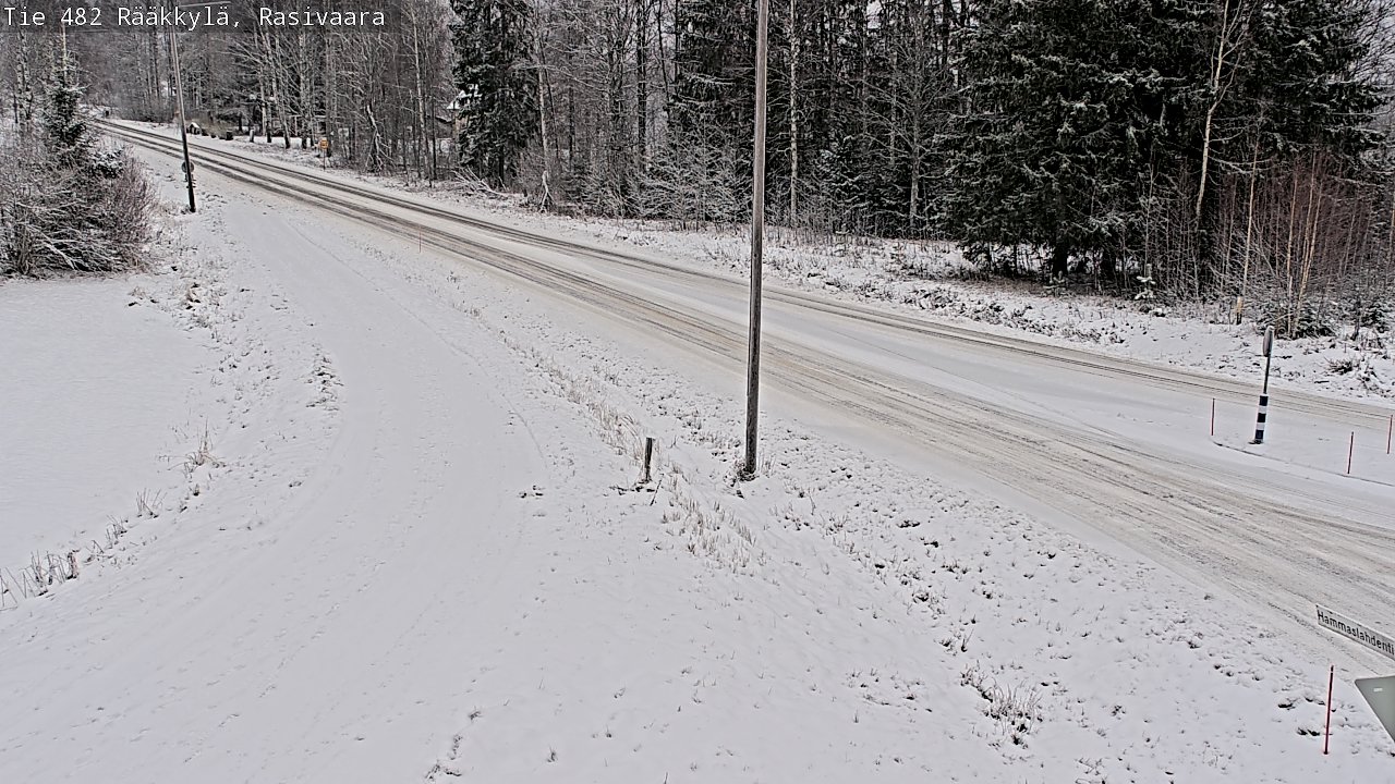 Weather Camera Image Väg 482 Rääkkylä, Rasivaara, Rääkkylä, Pohjois-Karjala