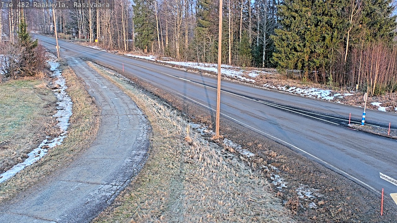 Weather Camera Image Väg 482 Rääkkylä, Rasivaara, Rääkkylä, Pohjois-Karjala