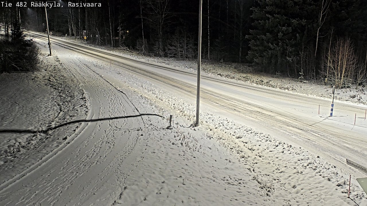Weather Camera Image Väg 482 Rääkkylä, Rasivaara, Rääkkylä, Pohjois-Karjala