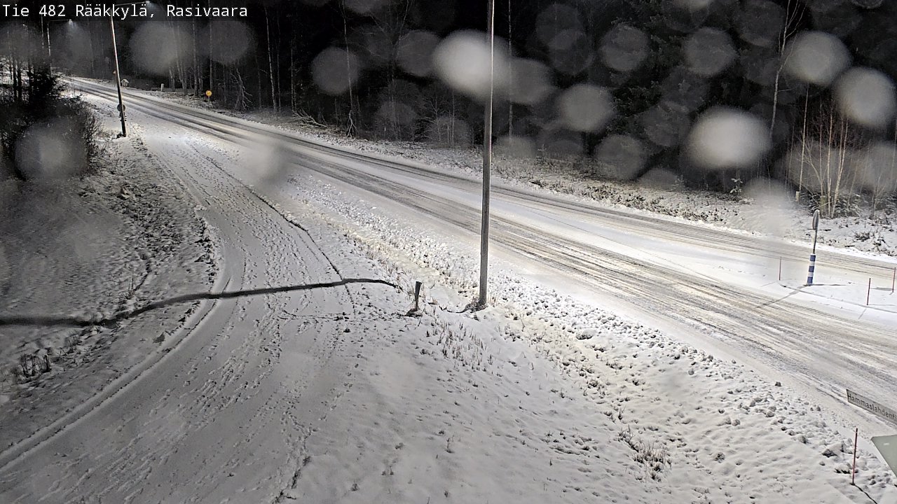 Weather Camera Image Väg 482 Rääkkylä, Rasivaara, Rääkkylä, Pohjois-Karjala
