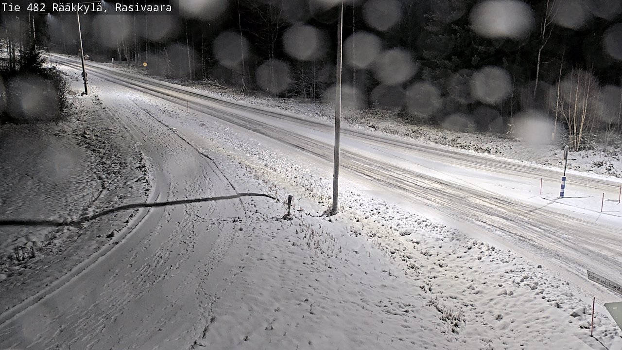Weather Camera Image Väg 482 Rääkkylä, Rasivaara, Rääkkylä, Pohjois-Karjala