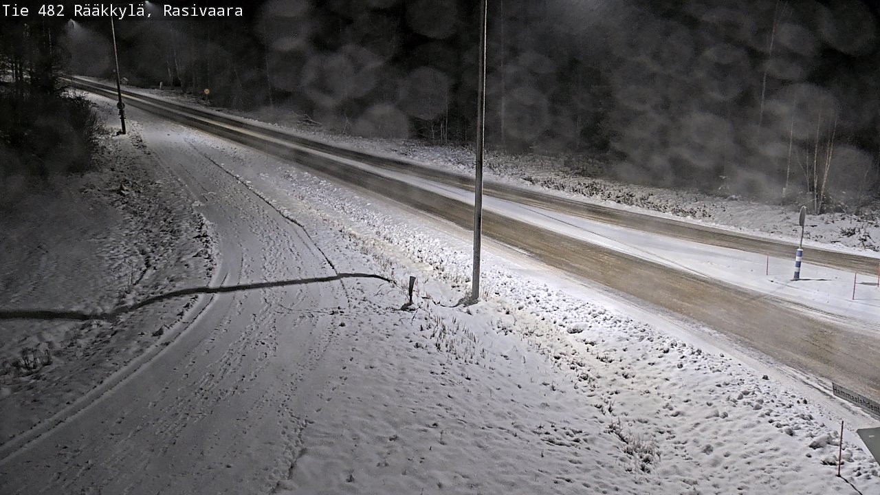 Weather Camera Image Väg 482 Rääkkylä, Rasivaara, Rääkkylä, Pohjois-Karjala