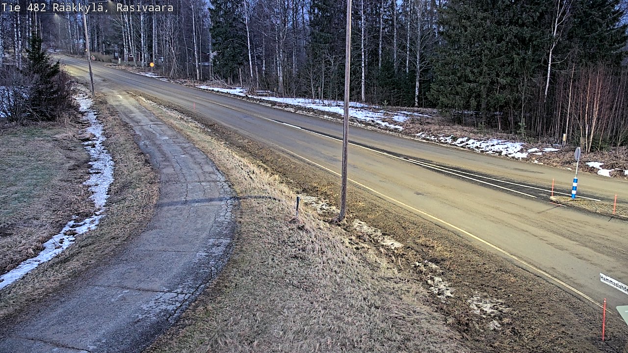 Weather Camera Image Road 482 Rääkkylä, Rasivaara, Rääkkylä, Pohjois-Karjala