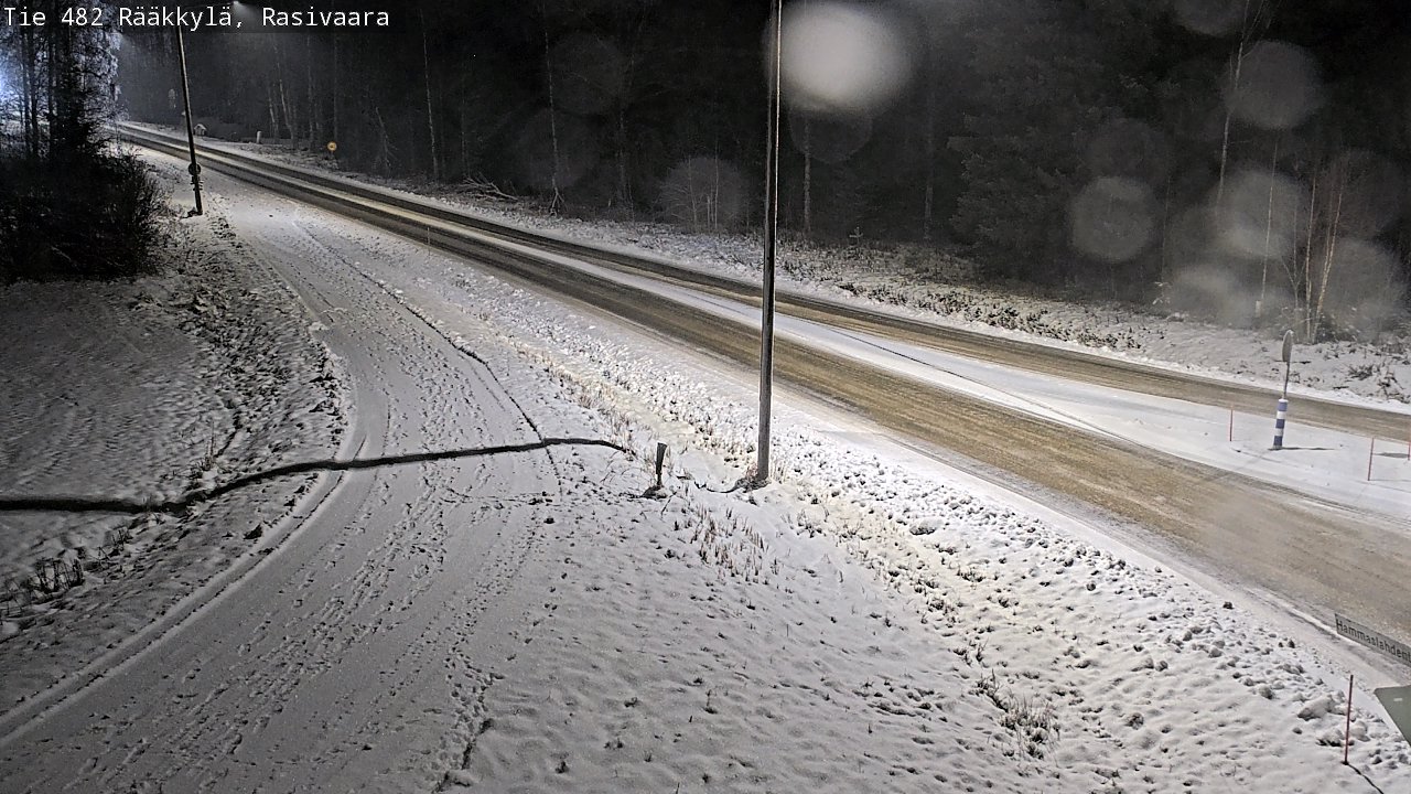 Weather Camera Image Väg 482 Rääkkylä, Rasivaara, Rääkkylä, Pohjois-Karjala