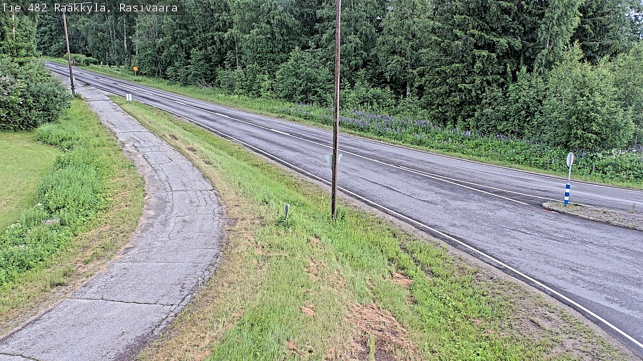 Weather Camera Image Väg 482 Rääkkylä, Rasivaara, Rääkkylä, Pohjois-Karjala