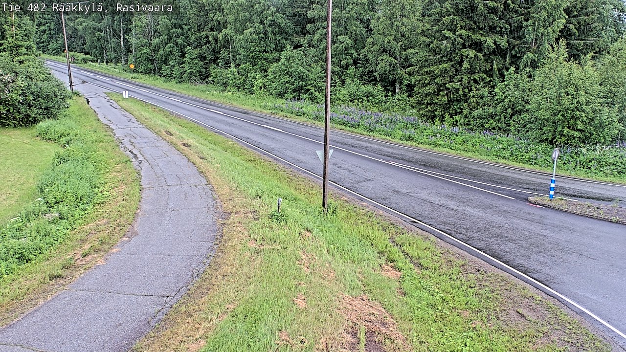 Weather Camera Image Väg 482 Rääkkylä, Rasivaara, Rääkkylä, Pohjois-Karjala