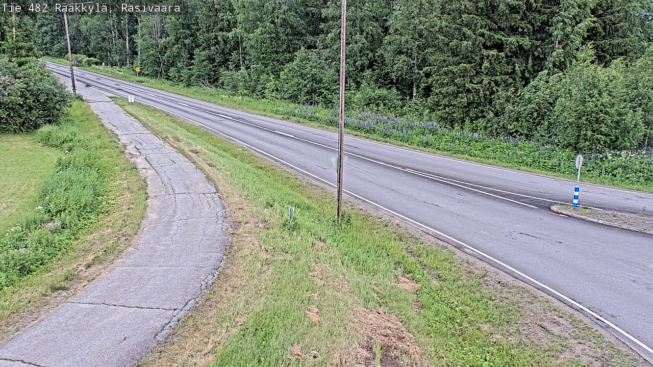 Weather Camera Image Väg 482 Rääkkylä, Rasivaara, Rääkkylä, Pohjois-Karjala