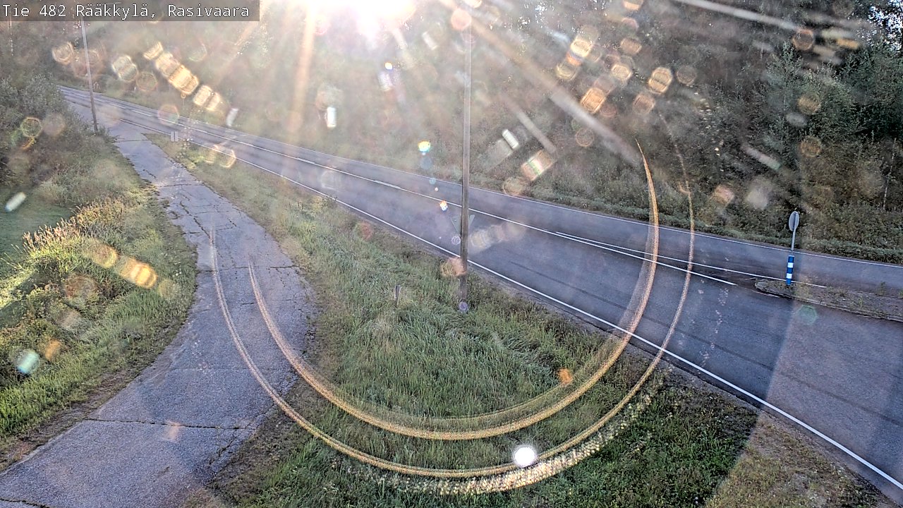 Weather Camera Image Road 482 Rääkkylä, Rasivaara, Rääkkylä, Pohjois-Karjala