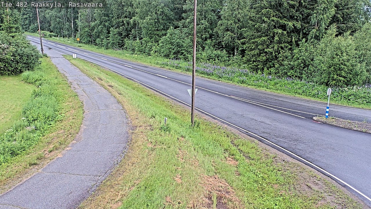 Weather Camera Image Väg 482 Rääkkylä, Rasivaara, Rääkkylä, Pohjois-Karjala
