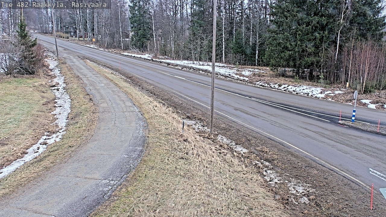 Weather Camera Image Väg 482 Rääkkylä, Rasivaara, Rääkkylä, Pohjois-Karjala