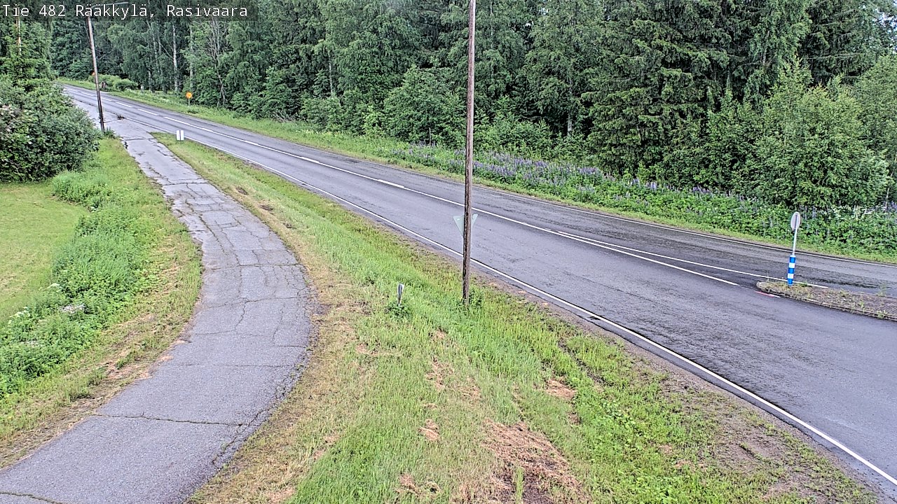 Weather Camera Image Väg 482 Rääkkylä, Rasivaara, Rääkkylä, Pohjois-Karjala