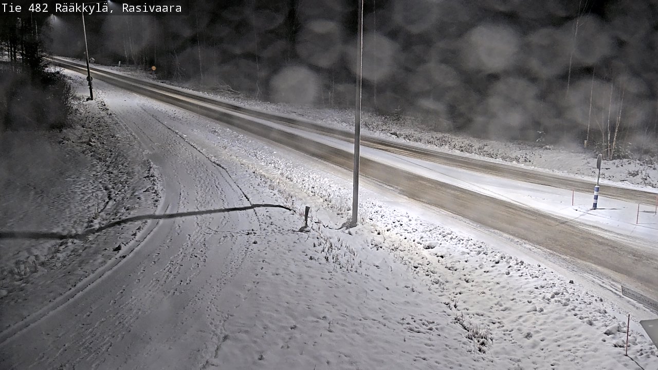 Weather Camera Image Väg 482 Rääkkylä, Rasivaara, Rääkkylä, Pohjois-Karjala