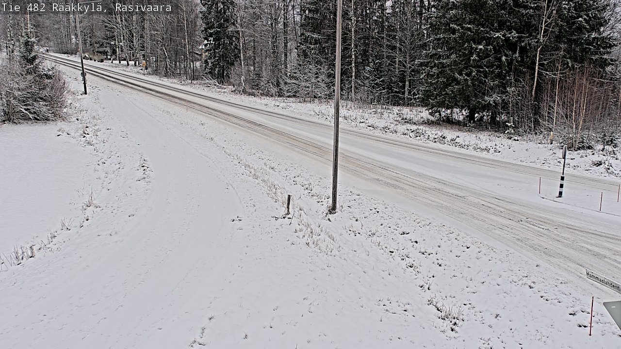 Weather Camera Image Väg 482 Rääkkylä, Rasivaara, Rääkkylä, Pohjois-Karjala