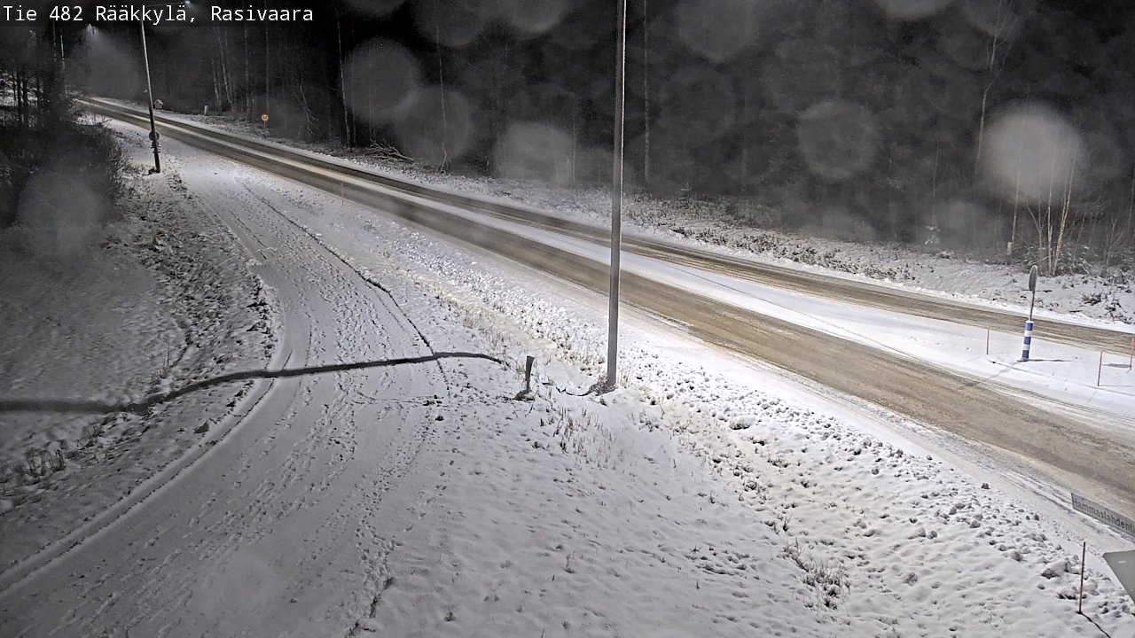 Weather Camera Image Väg 482 Rääkkylä, Rasivaara, Rääkkylä, Pohjois-Karjala