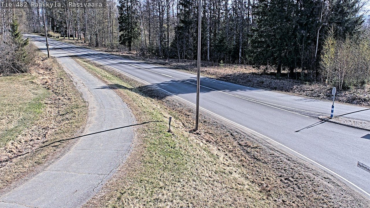 Weather Camera Image Road 482 Rääkkylä, Rasivaara, Rääkkylä, Pohjois-Karjala