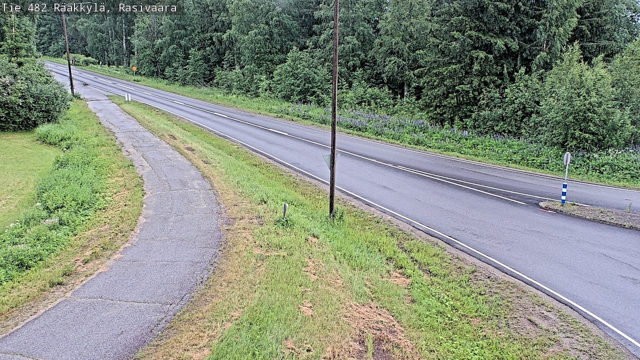 Weather Camera Image Väg 482 Rääkkylä, Rasivaara, Rääkkylä, Pohjois-Karjala