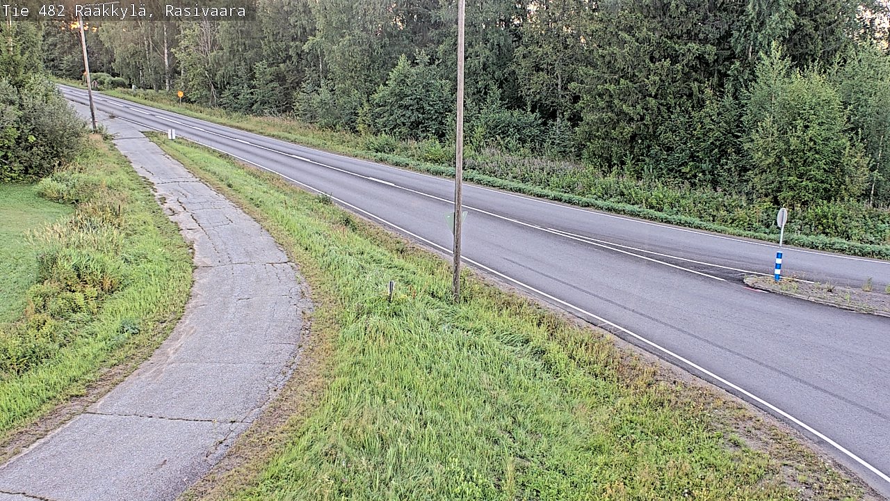 Weather Camera Image Road 482 Rääkkylä, Rasivaara, Rääkkylä, Pohjois-Karjala