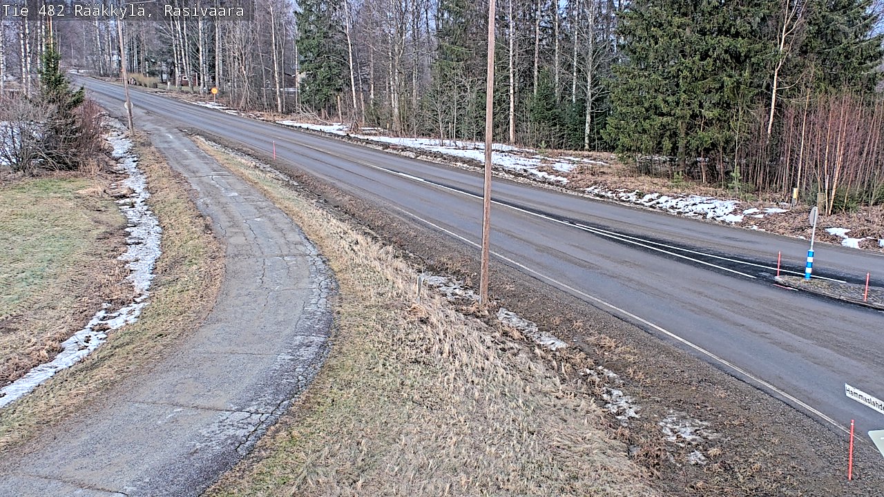 Weather Camera Image Väg 482 Rääkkylä, Rasivaara, Rääkkylä, Pohjois-Karjala
