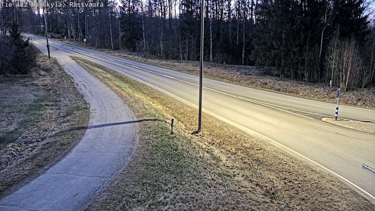 Weather Camera Image Road 482 Rääkkylä, Rasivaara, Rääkkylä, Pohjois-Karjala