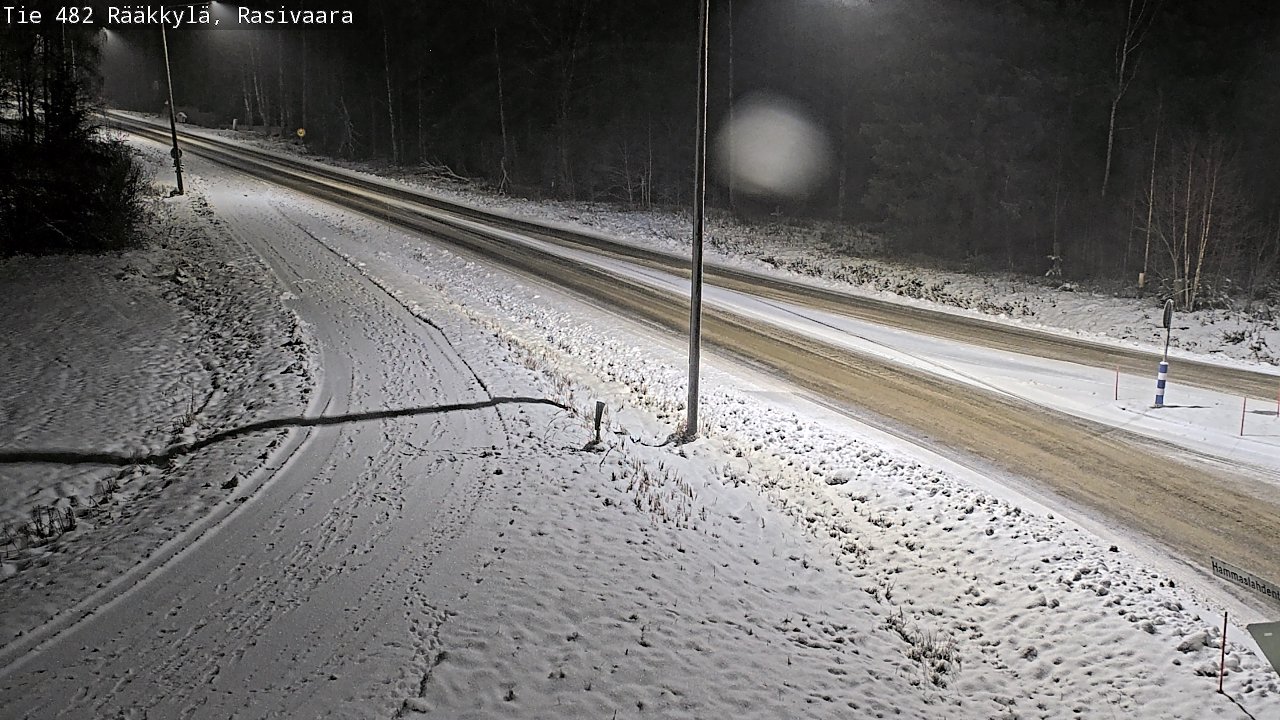 Weather Camera Image Väg 482 Rääkkylä, Rasivaara, Rääkkylä, Pohjois-Karjala