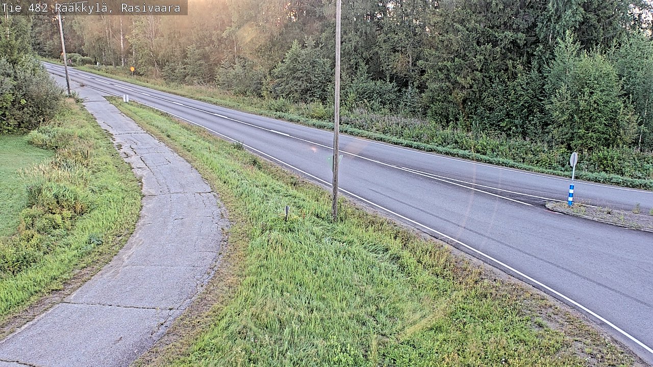 Weather Camera Image Road 482 Rääkkylä, Rasivaara, Rääkkylä, Pohjois-Karjala