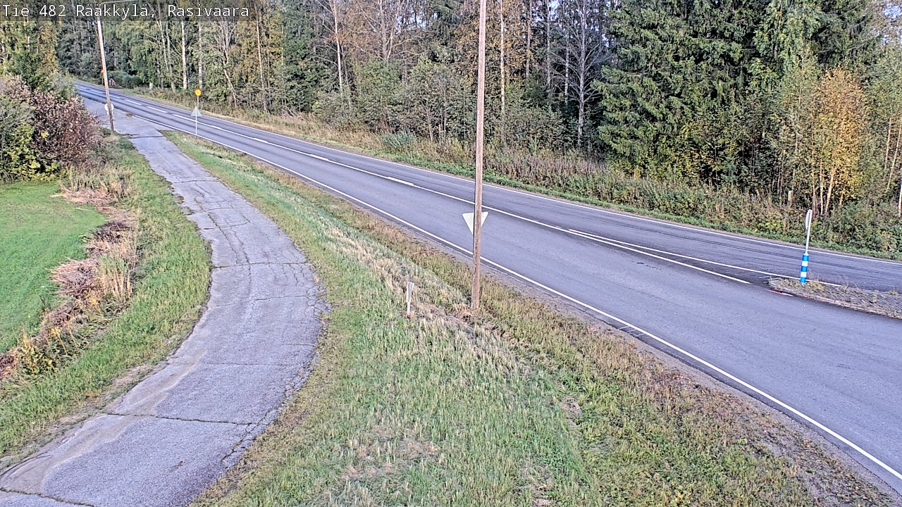 Weather Camera Image Väg 482 Rääkkylä, Rasivaara, Rääkkylä, Pohjois-Karjala