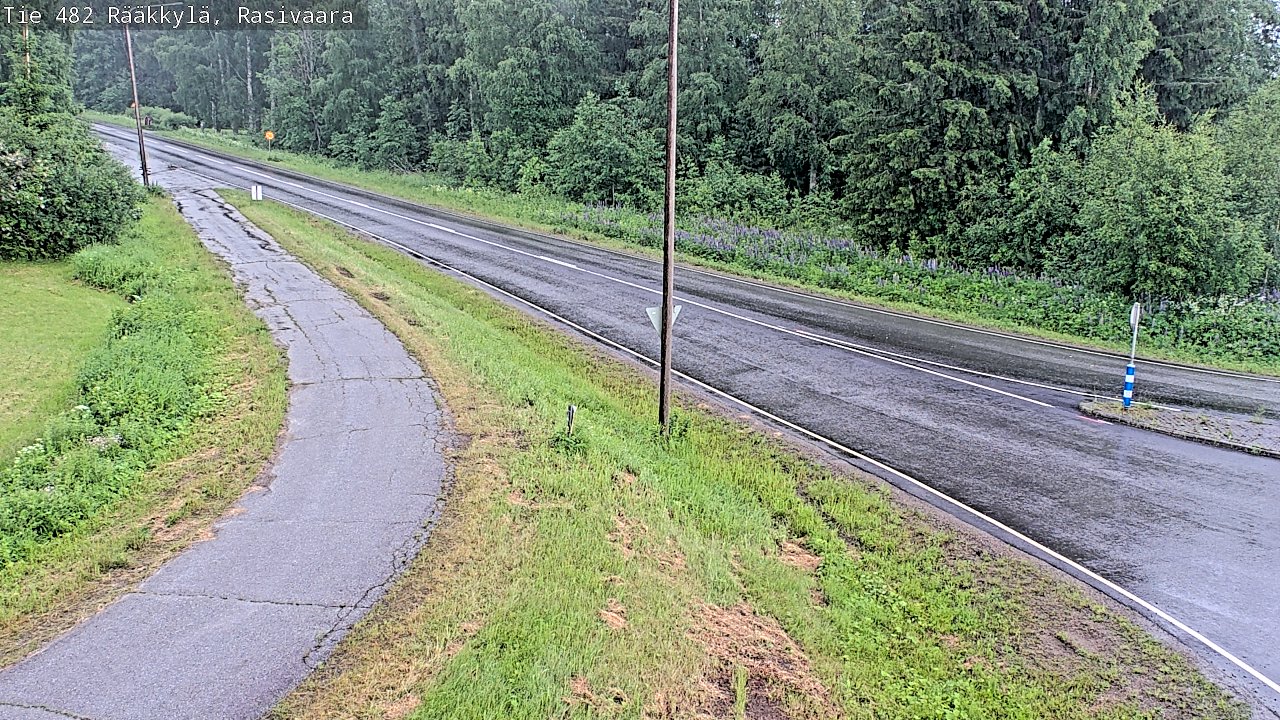Weather Camera Image Väg 482 Rääkkylä, Rasivaara, Rääkkylä, Pohjois-Karjala