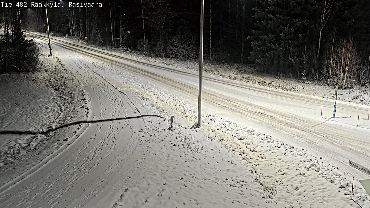 Weather Camera Image Väg 482 Rääkkylä, Rasivaara, Rääkkylä, Pohjois-Karjala