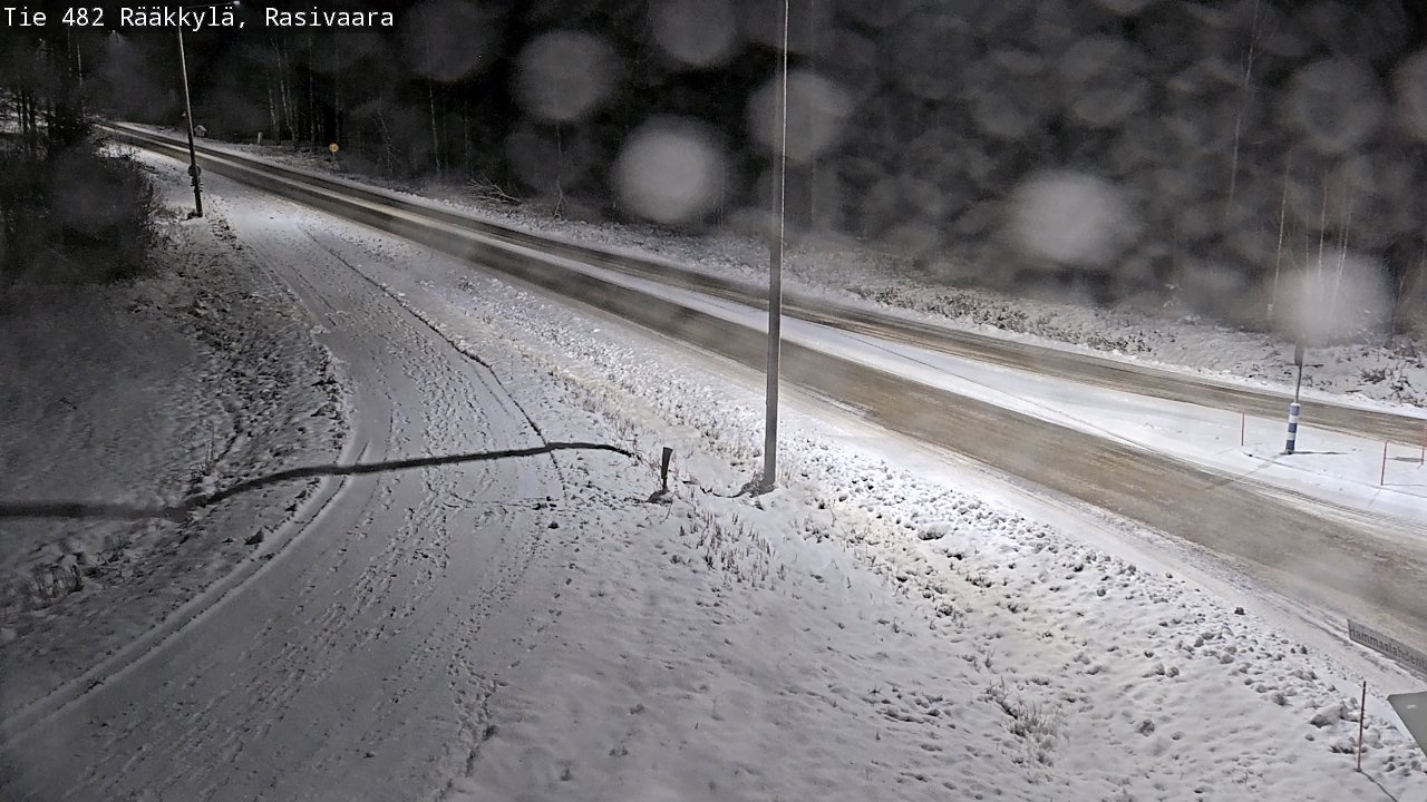Weather Camera Image Väg 482 Rääkkylä, Rasivaara, Rääkkylä, Pohjois-Karjala