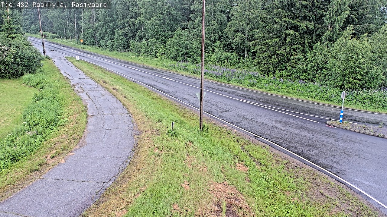 Weather Camera Image Väg 482 Rääkkylä, Rasivaara, Rääkkylä, Pohjois-Karjala