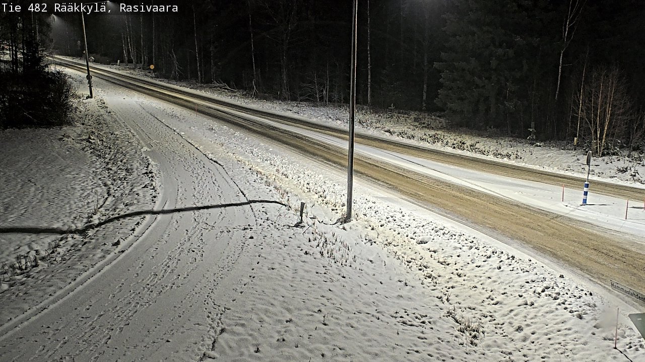Weather Camera Image Väg 482 Rääkkylä, Rasivaara, Rääkkylä, Pohjois-Karjala