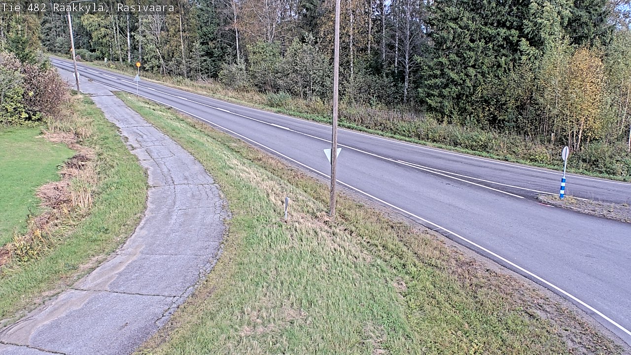 Weather Camera Image Väg 482 Rääkkylä, Rasivaara, Rääkkylä, Pohjois-Karjala