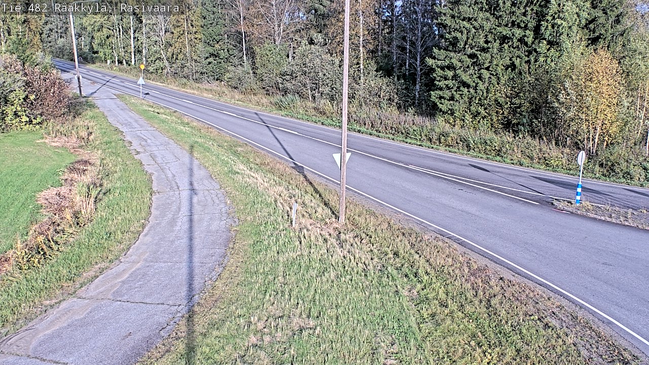 Weather Camera Image Väg 482 Rääkkylä, Rasivaara, Rääkkylä, Pohjois-Karjala