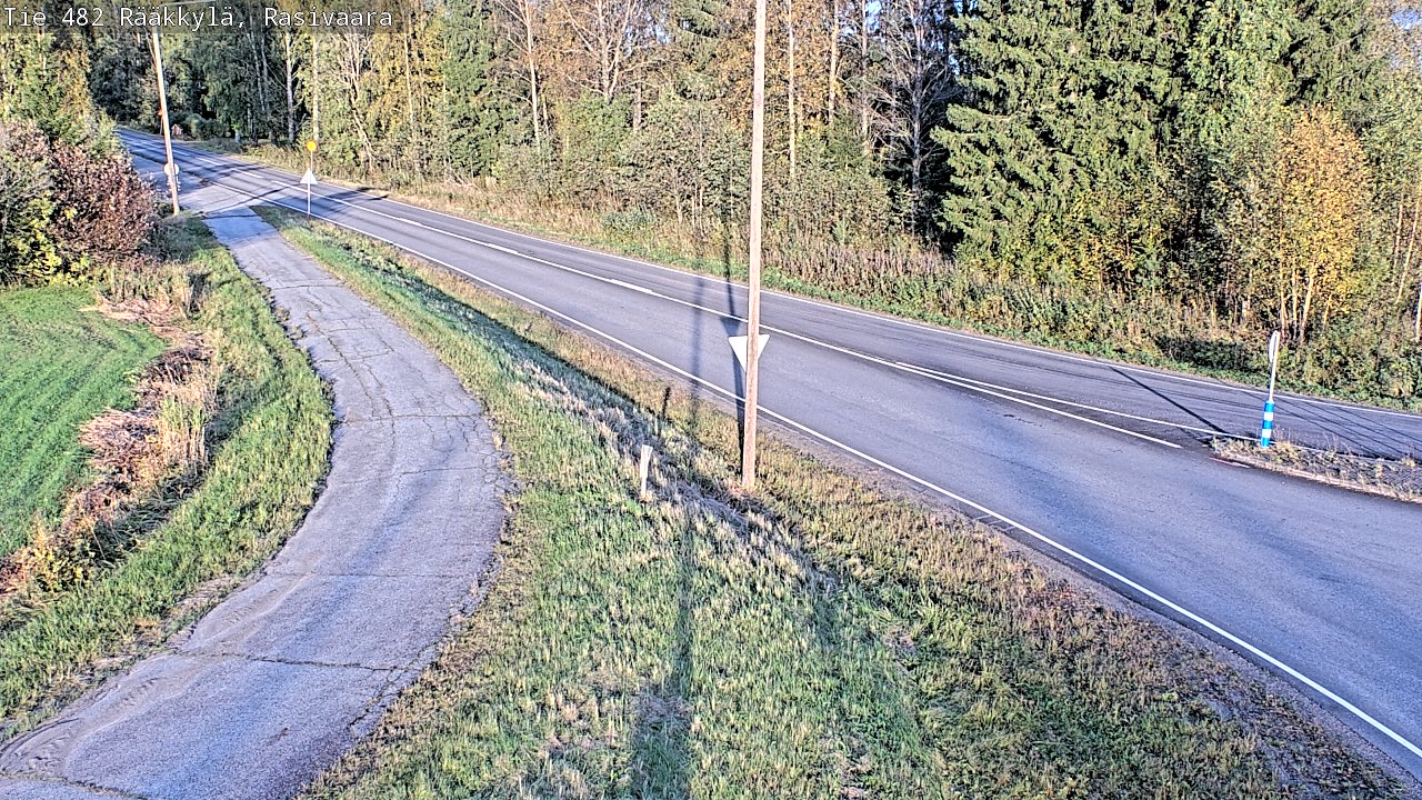 Weather Camera Image Väg 482 Rääkkylä, Rasivaara, Rääkkylä, Pohjois-Karjala