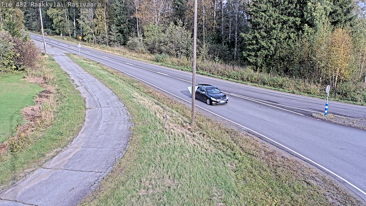 Weather Camera Image Väg 482 Rääkkylä, Rasivaara, Rääkkylä, Pohjois-Karjala