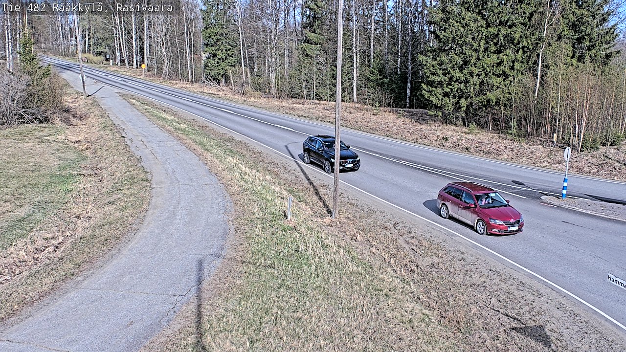 Weather Camera Image Road 482 Rääkkylä, Rasivaara, Rääkkylä, Pohjois-Karjala