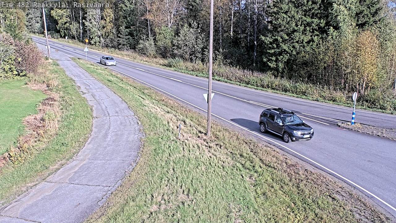 Weather Camera Image Väg 482 Rääkkylä, Rasivaara, Rääkkylä, Pohjois-Karjala