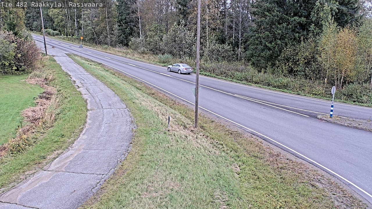 Weather Camera Image Road 482 Rääkkylä, Rasivaara, Rääkkylä, Pohjois-Karjala