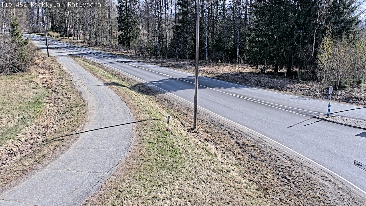 Weather Camera Image Road 482 Rääkkylä, Rasivaara, Rääkkylä, Pohjois-Karjala