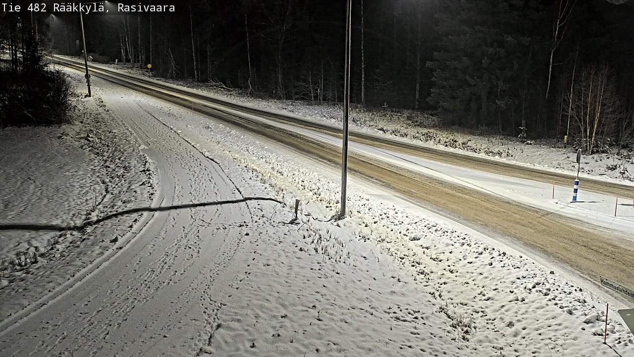 Weather Camera Image Väg 482 Rääkkylä, Rasivaara, Rääkkylä, Pohjois-Karjala