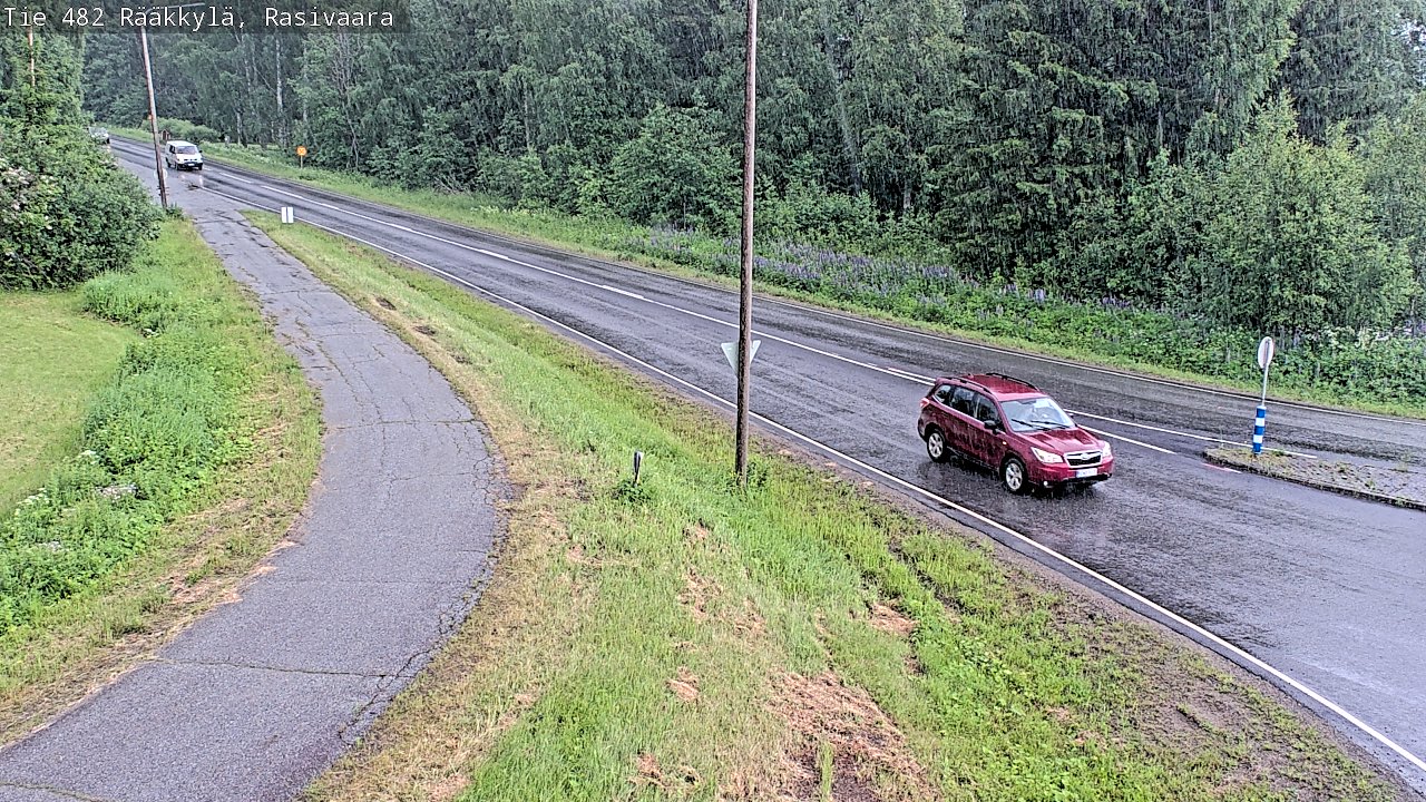 Weather Camera Image Väg 482 Rääkkylä, Rasivaara, Rääkkylä, Pohjois-Karjala