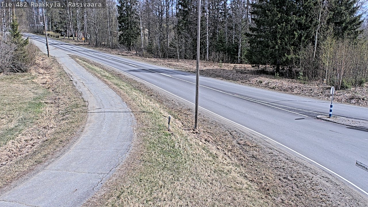 Weather Camera Image Road 482 Rääkkylä, Rasivaara, Rääkkylä, Pohjois-Karjala