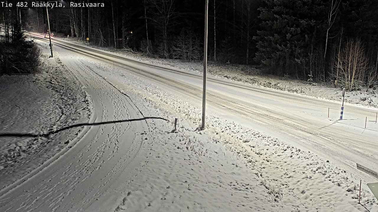 Weather Camera Image Väg 482 Rääkkylä, Rasivaara, Rääkkylä, Pohjois-Karjala