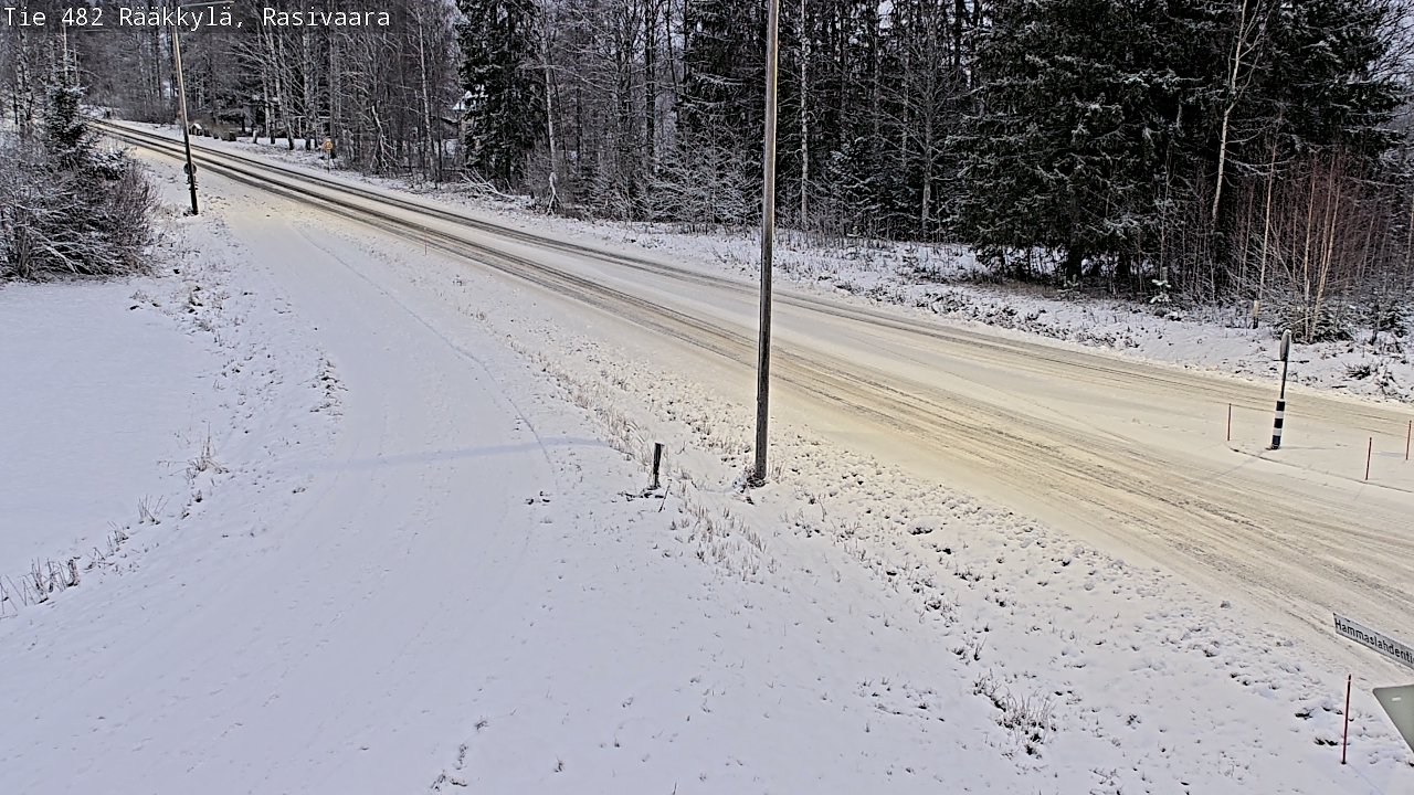 Weather Camera Image Väg 482 Rääkkylä, Rasivaara, Rääkkylä, Pohjois-Karjala