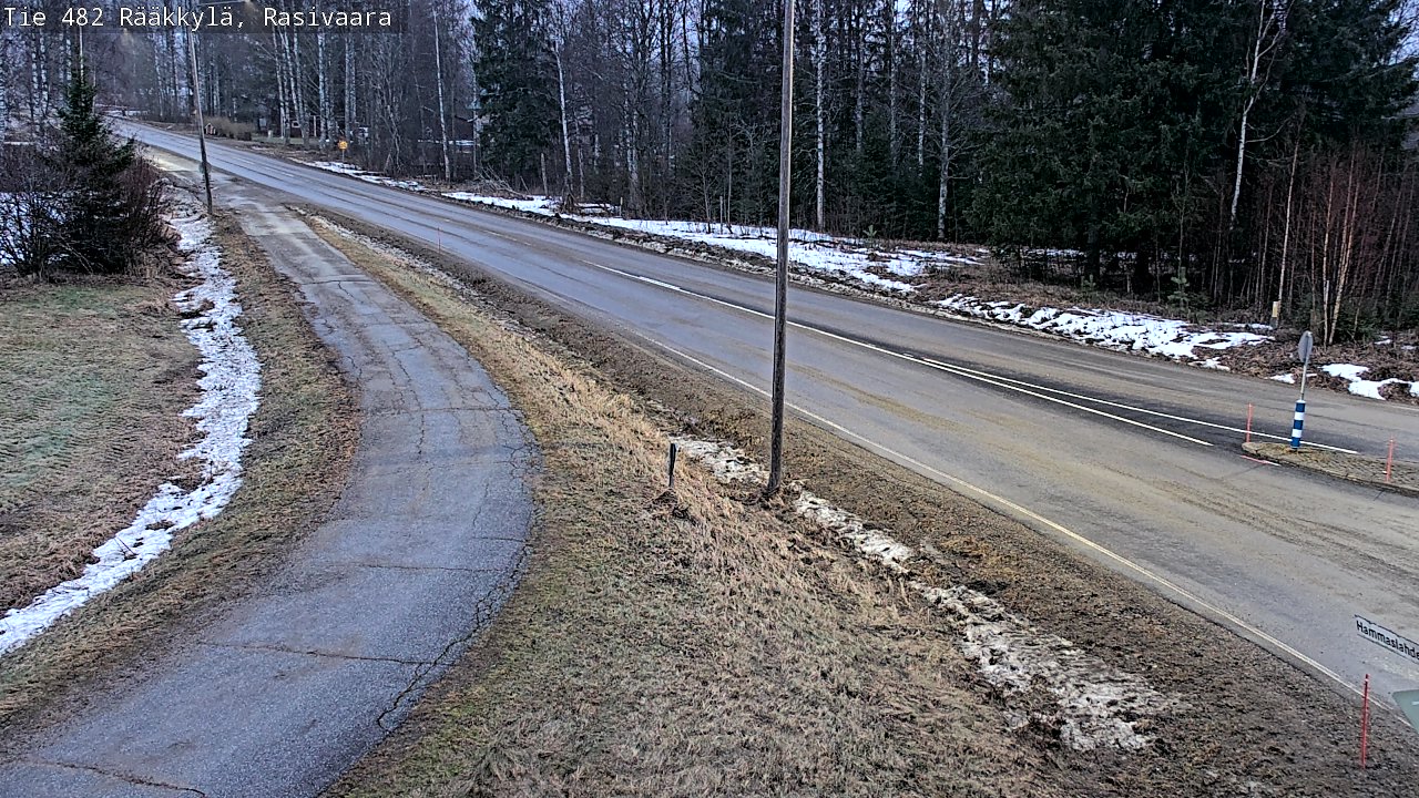Weather Camera Image Väg 482 Rääkkylä, Rasivaara, Rääkkylä, Pohjois-Karjala